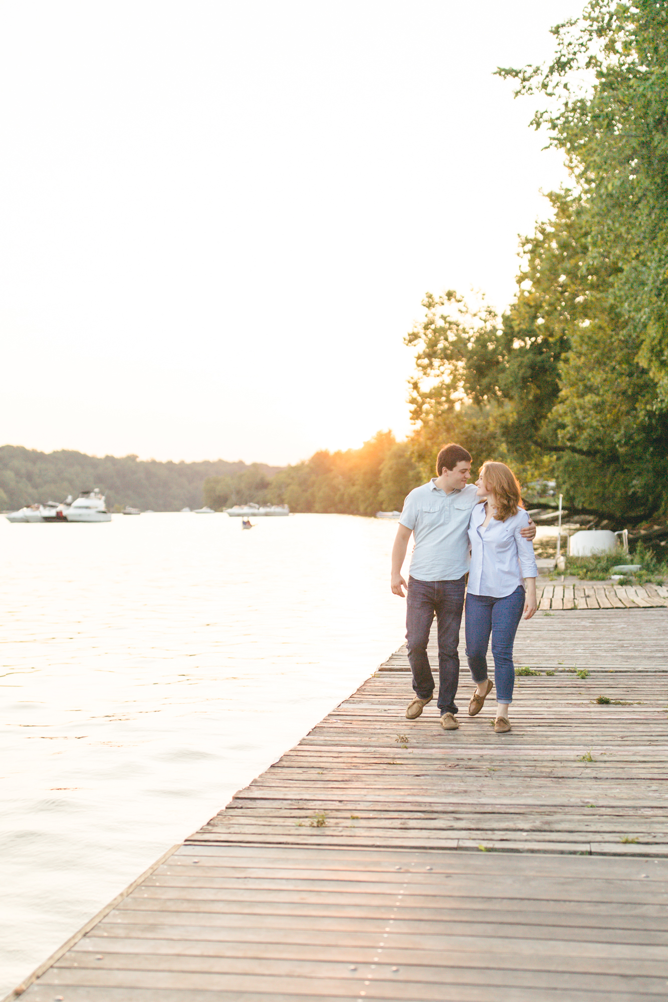 Georgetown Waterfront Engagement Session | Maral Noori Photography | Potomac Boat Club