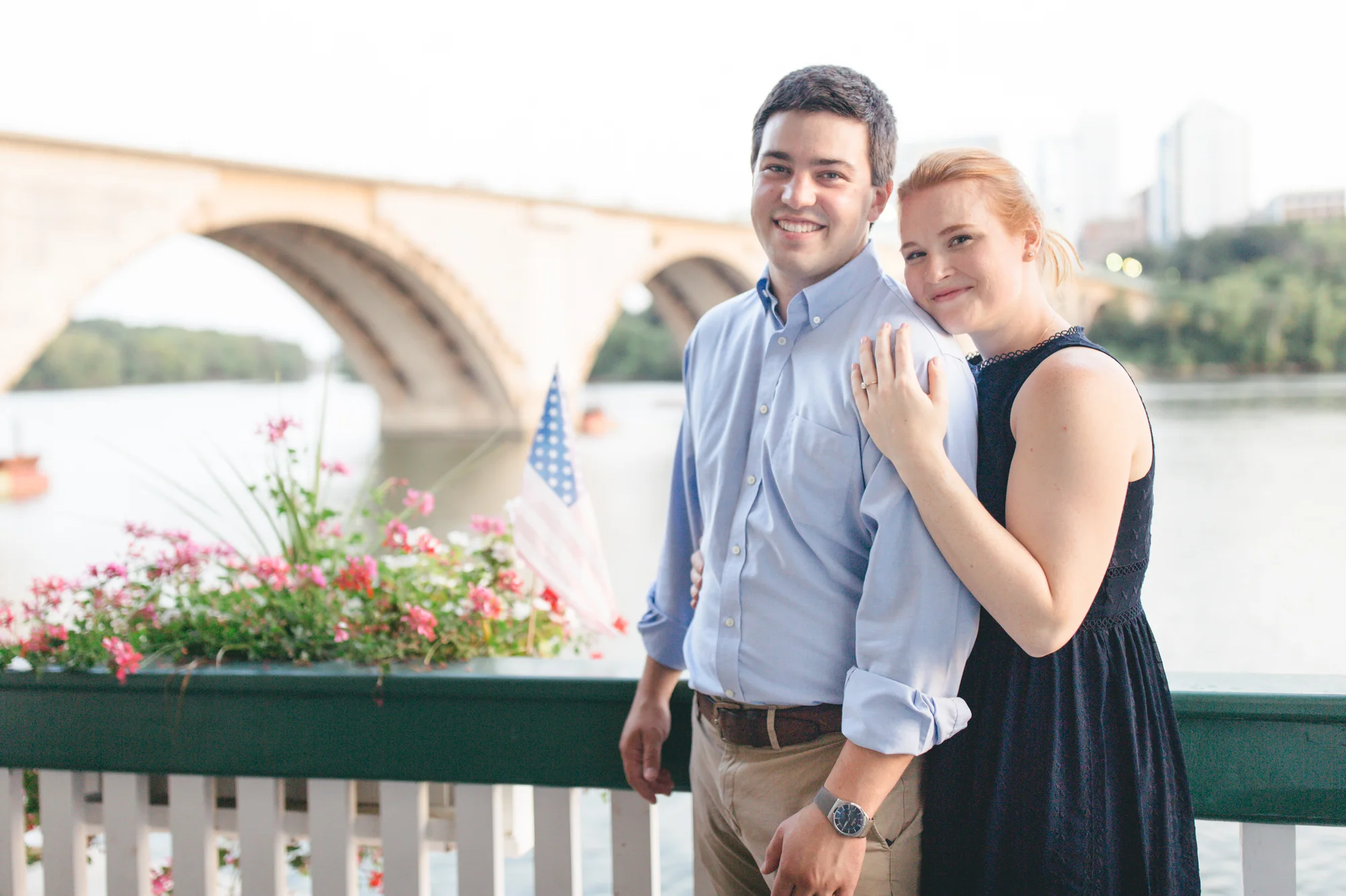 Georgetown Waterfront Engagement Session | Maral Noori Photography | Potomac Boat Club