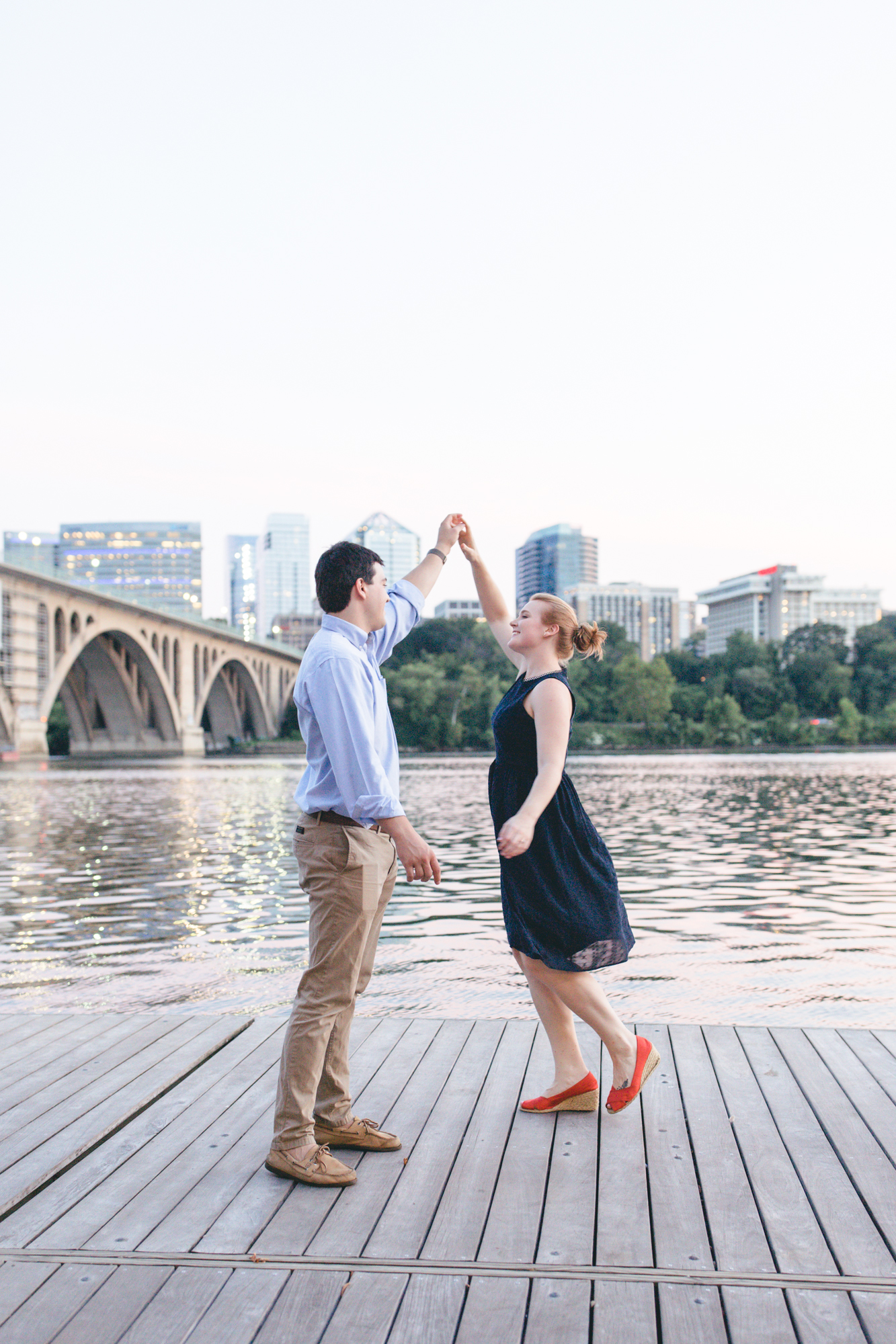 Georgetown Waterfront Engagement Session | Maral Noori Photography | Potomac Boat Club