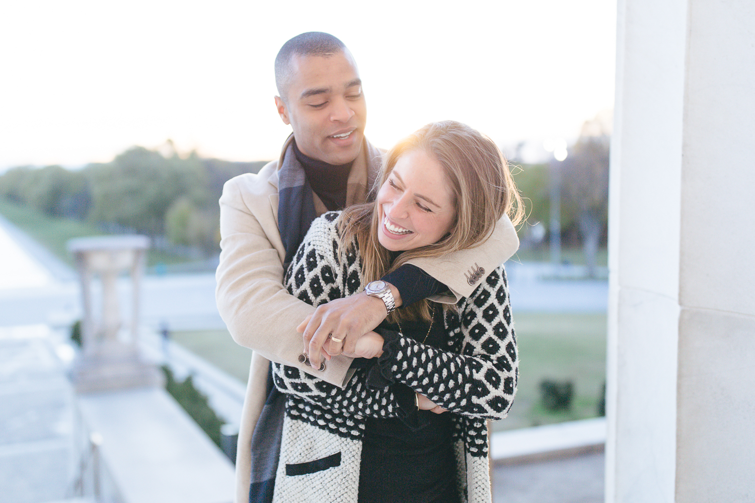 Lincoln Memorial Anniversary Portraits | Maral Noori Photography | Washington DC Engagement and Wedding Photographer