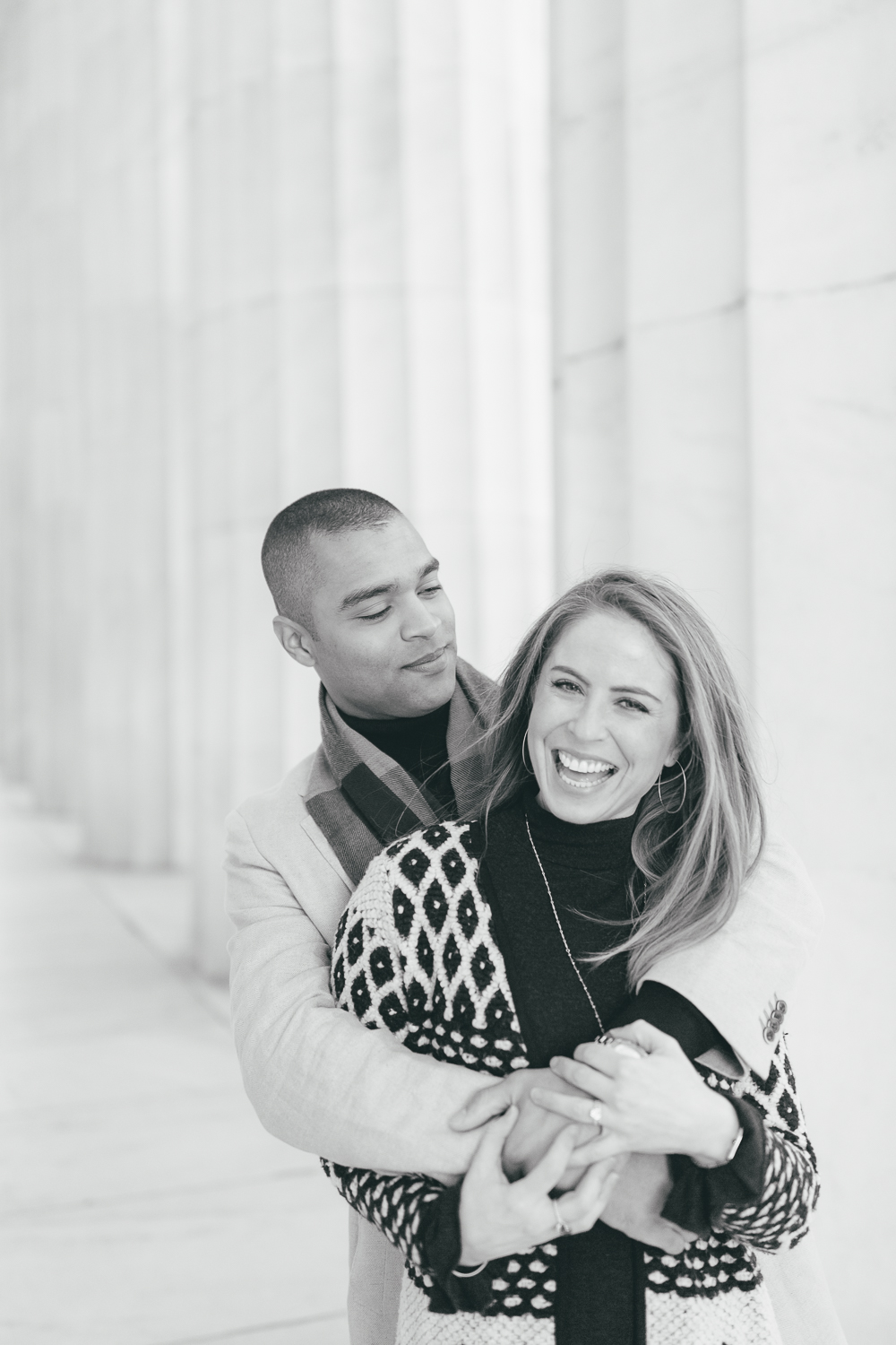 Lincoln Memorial Anniversary Portraits | Maral Noori Photography | Washington DC Engagement and Wedding Photographer