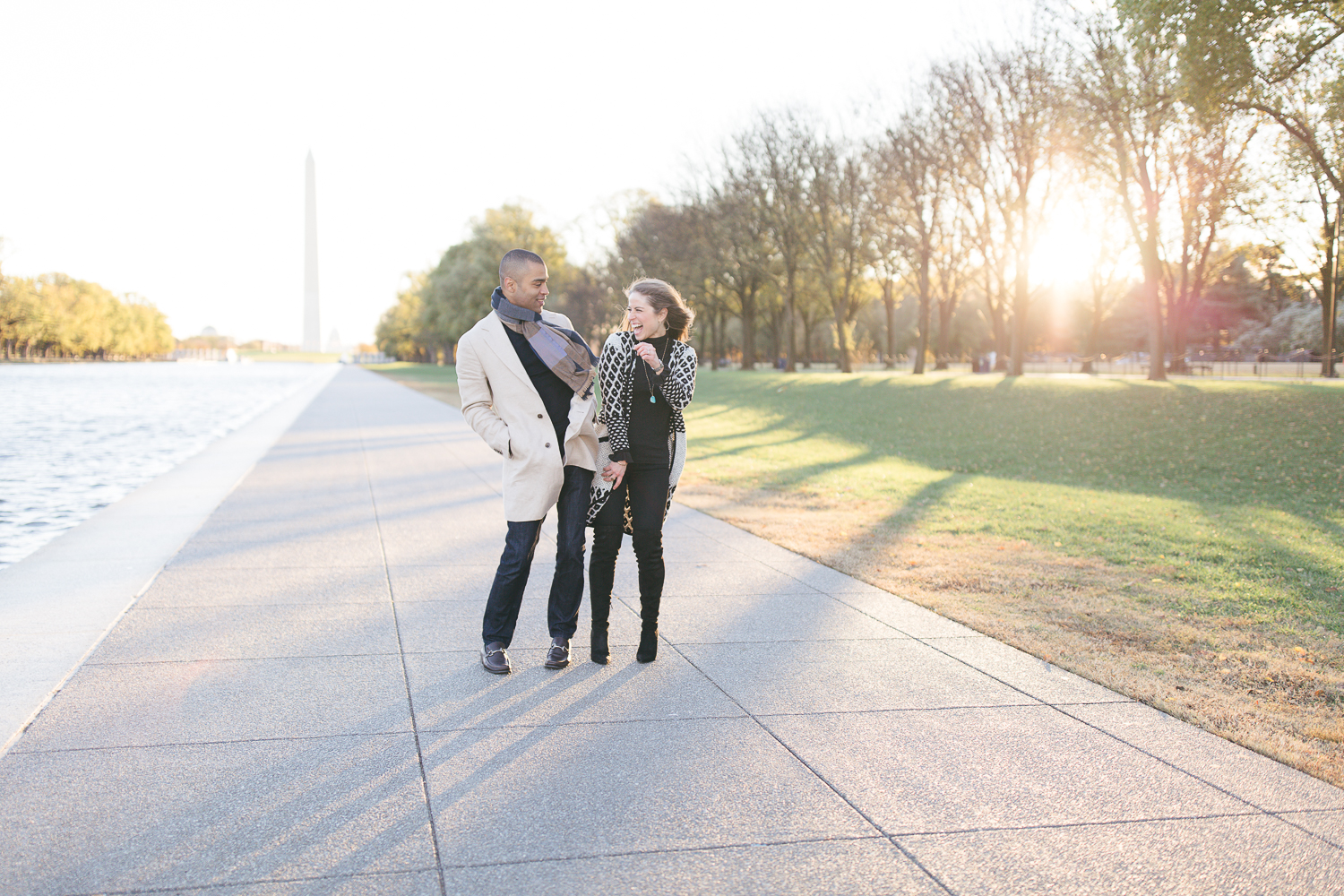 Lincoln Memorial Anniversary Portraits | Maral Noori Photography | Washington DC Engagement and Wedding Photographer