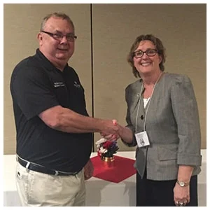  President Willie Woolford and Past President, Dr. Jan Del Signore