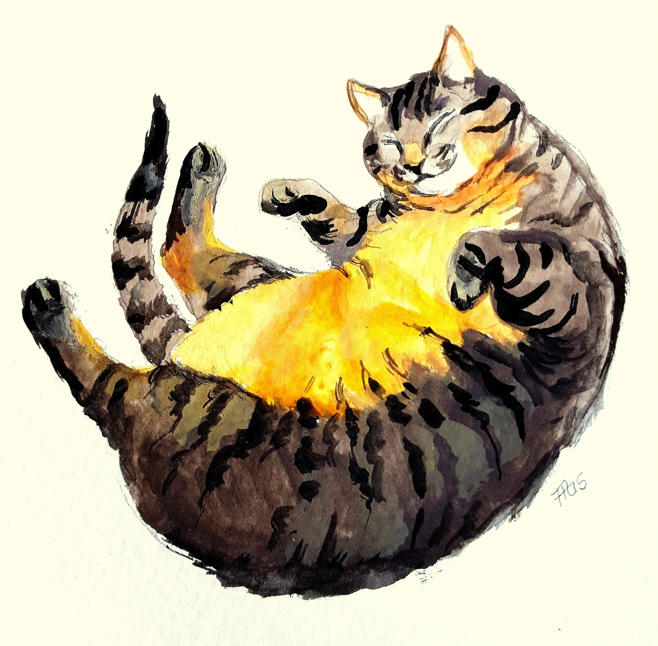 Chonk | Gouache 5x5"