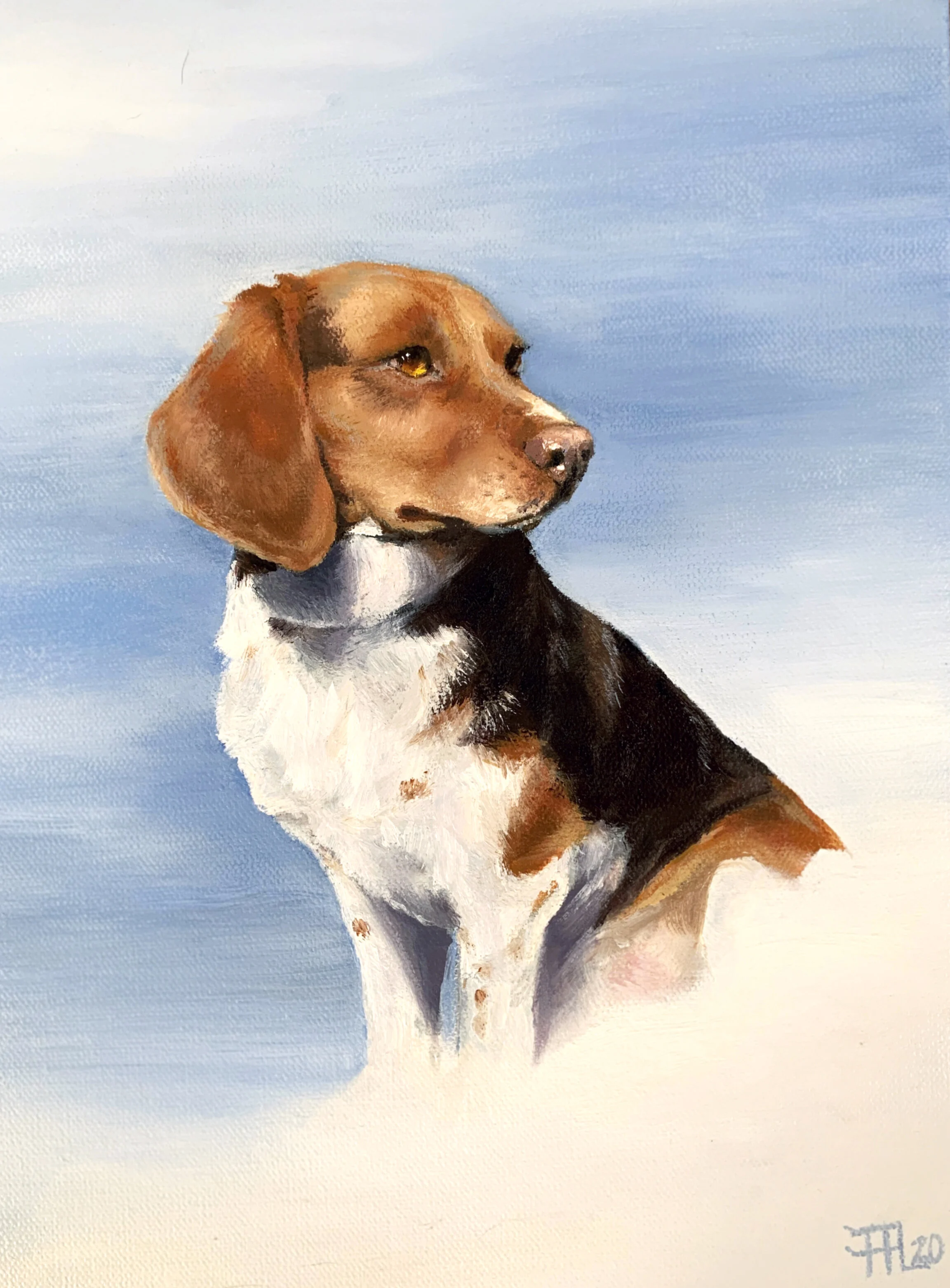 Coco | Oil on canvas 9x12"