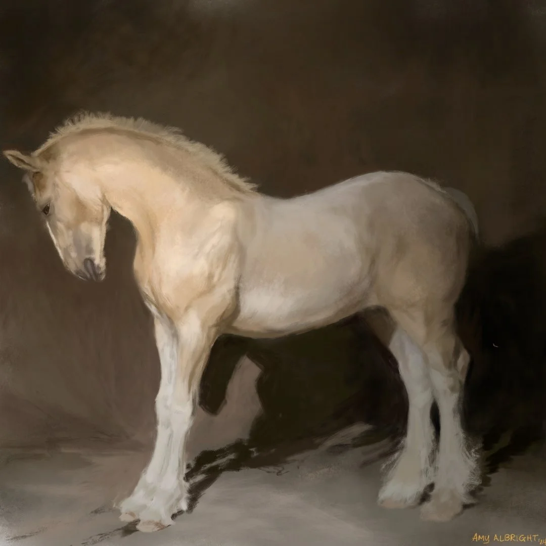 Horse study | Digital painting