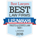 Best Law Firms Lansing Trusts and Estates Law 2018