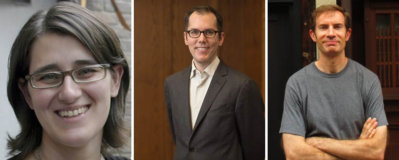 Pictured (left to right): Dr. Ève Poudrier, Dr. Alan Dodson, and Dr. Nathan Hesselink