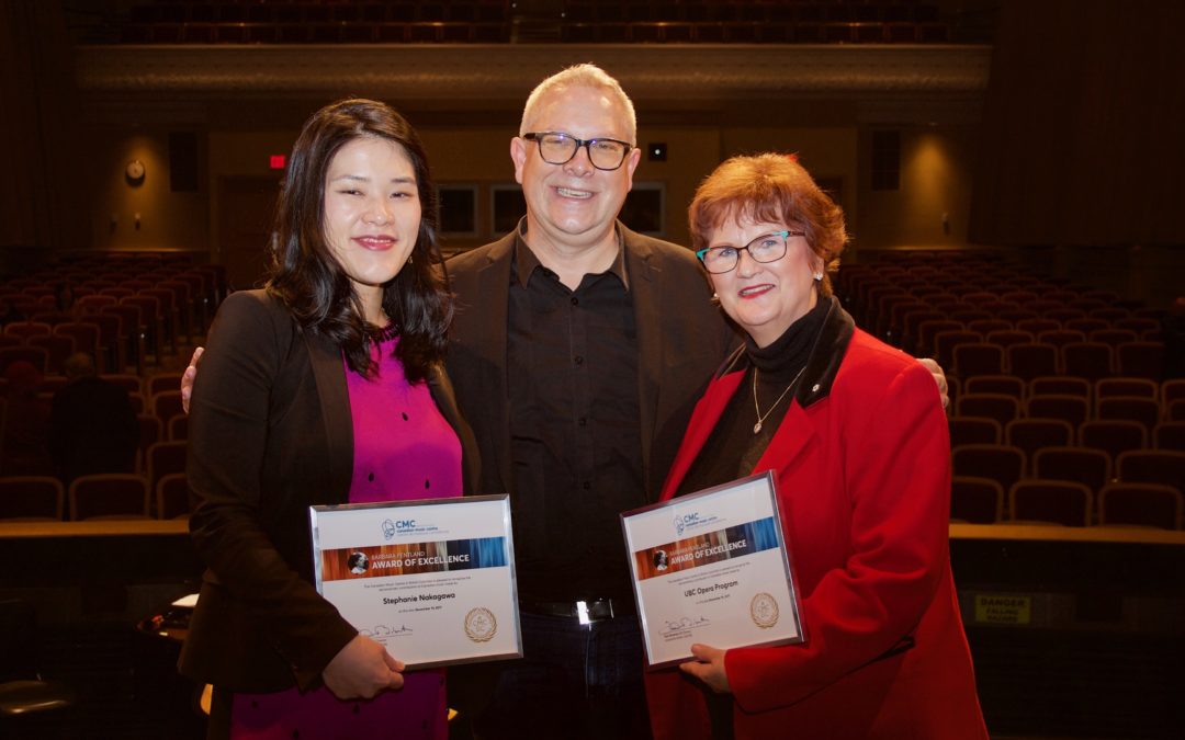 Prof. Nancy Hermiston (right) at Canada Music Week