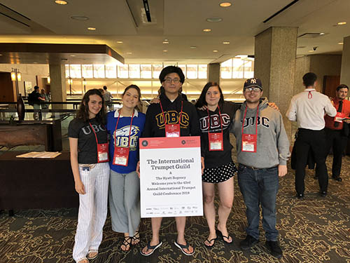 The UBC Trumpet Ensemble in San Antonio
