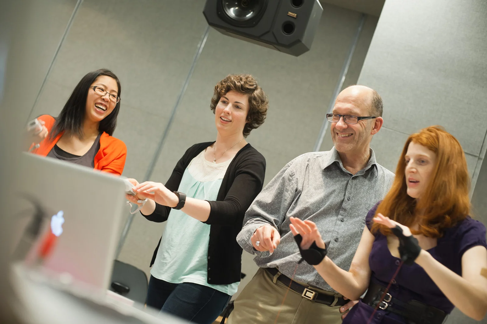 Dr. Robert Pritchard with students. Photo: Martin Dee
