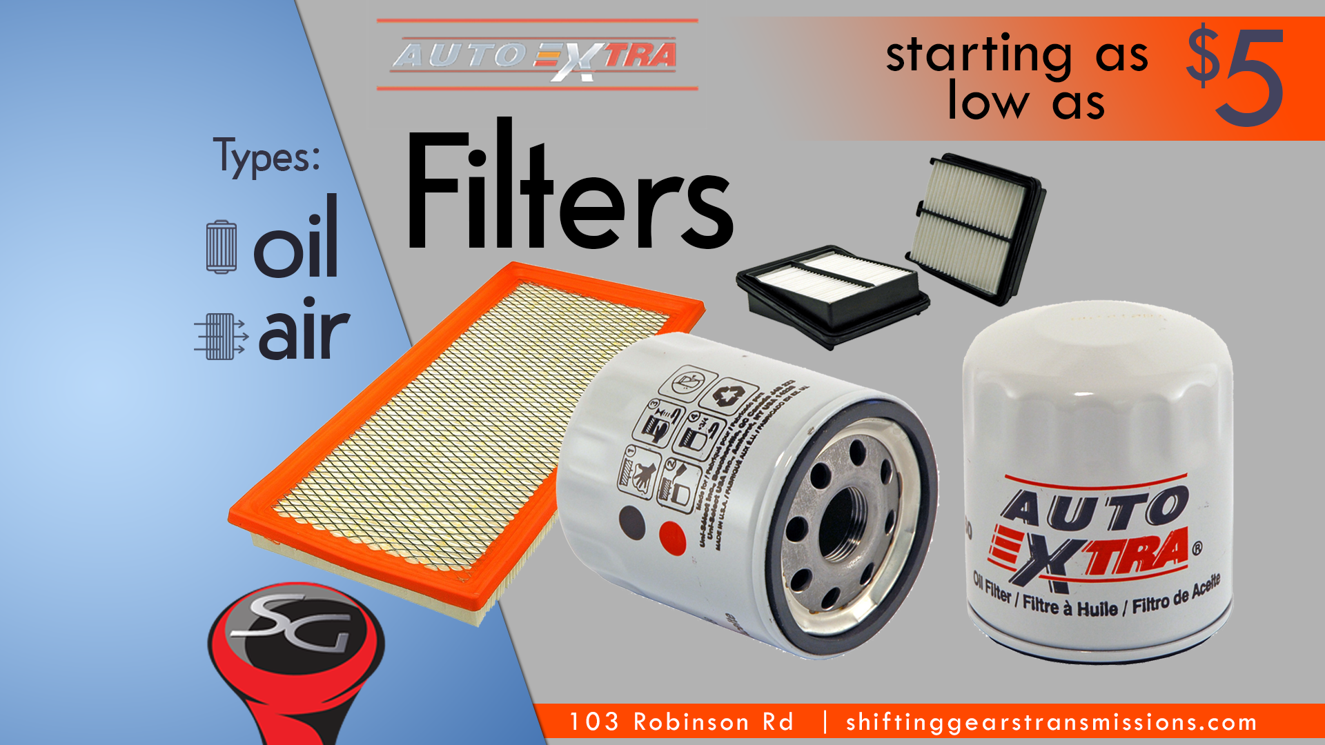 Auto Extra General Air & Oil Filter TV.png