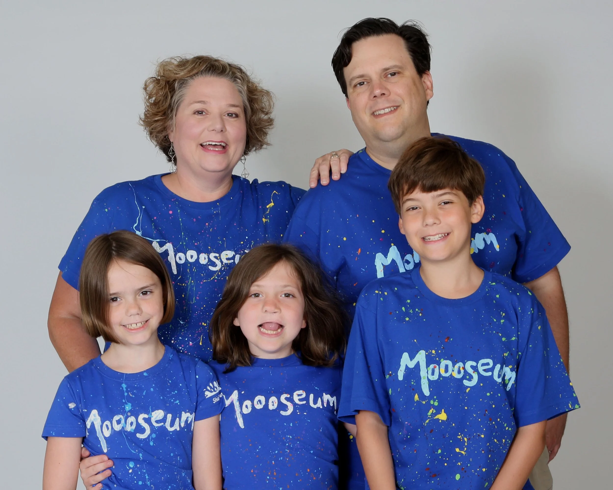 Moooseum Splatter T-Shirt - Girls size Large