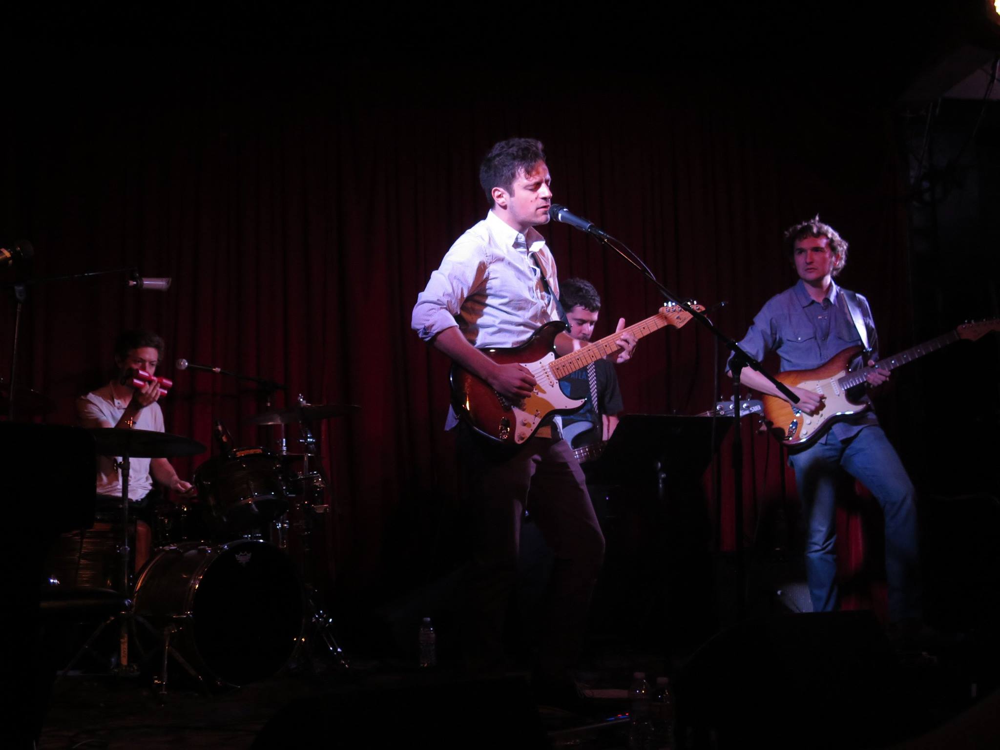  Onstage with Alexander Morgan at Hotel Café 