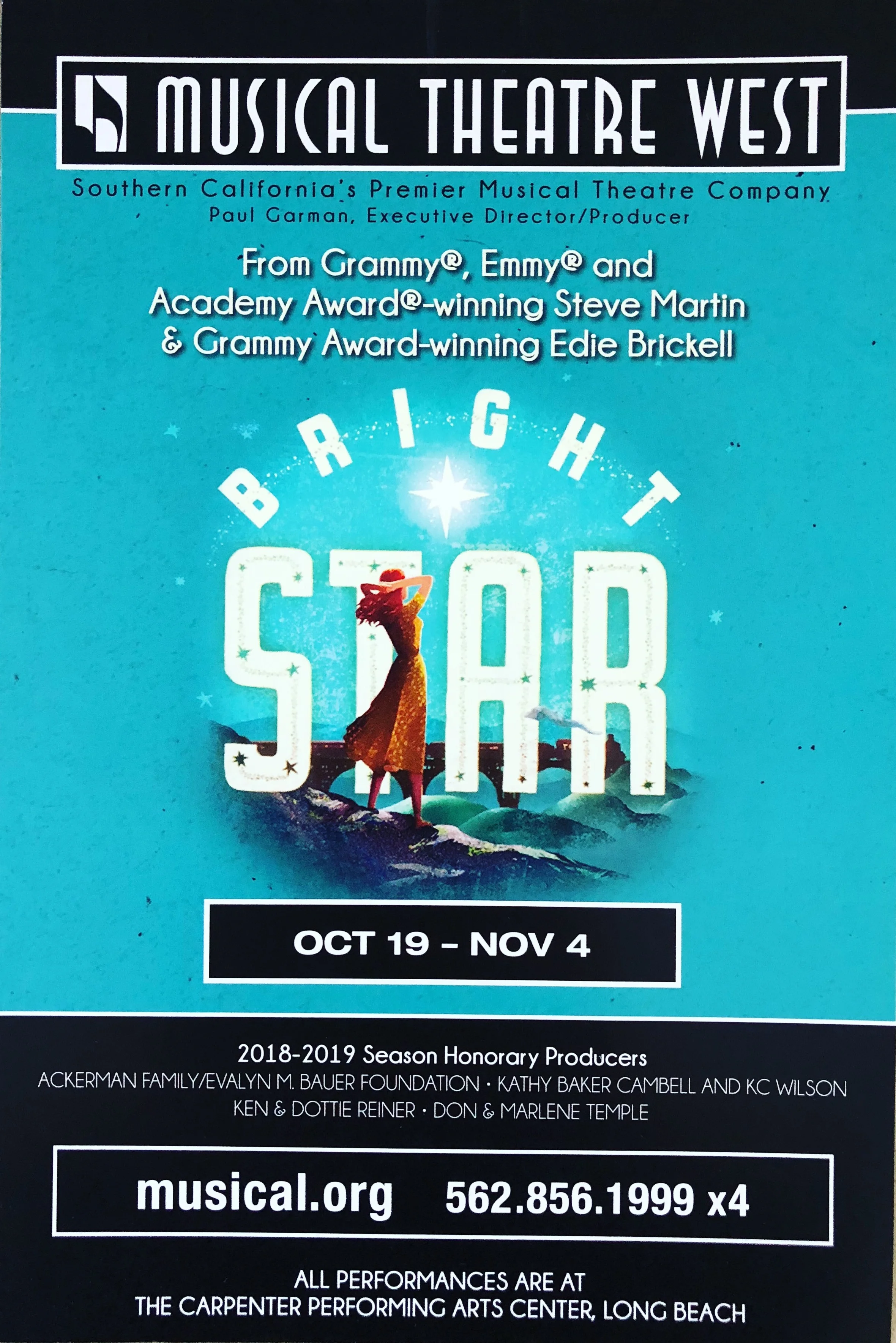 Bright Star at MTW, Burroughs on Broadway