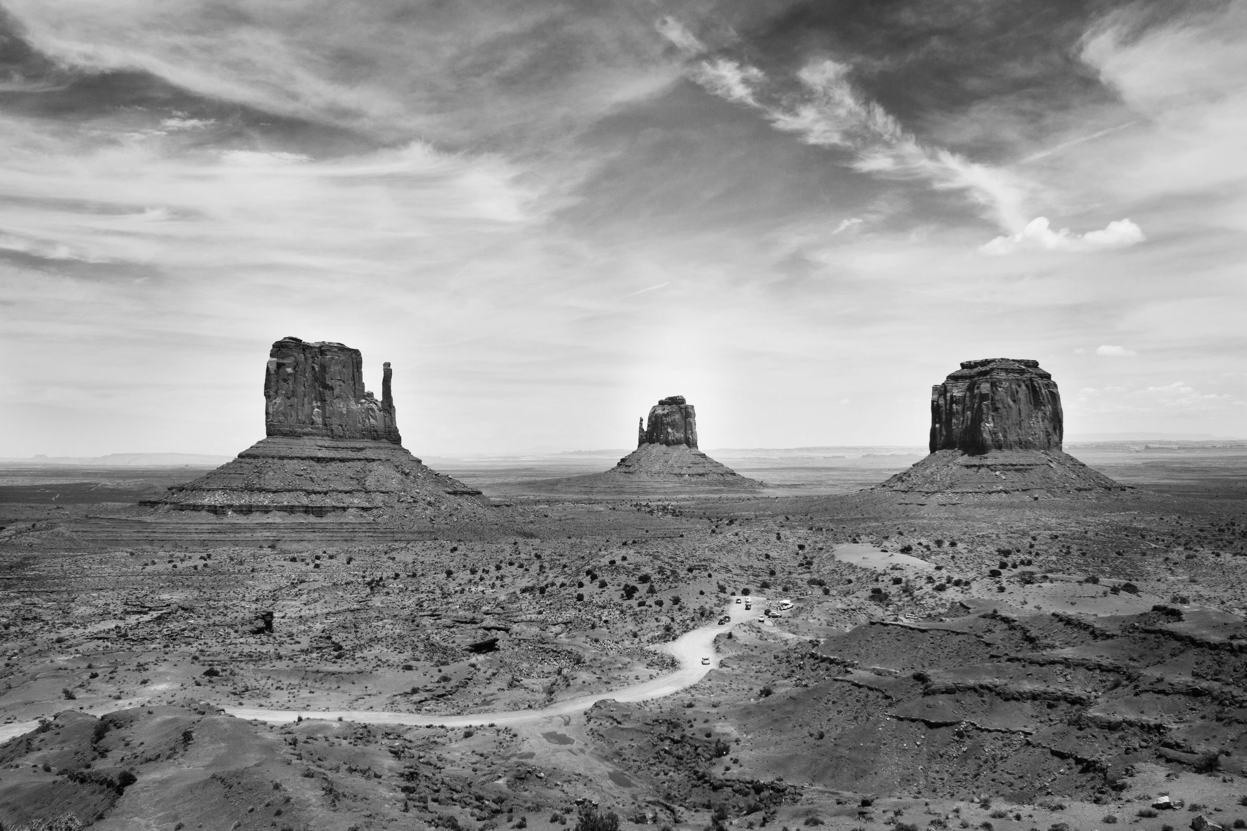 Monument Valley. BWjpg