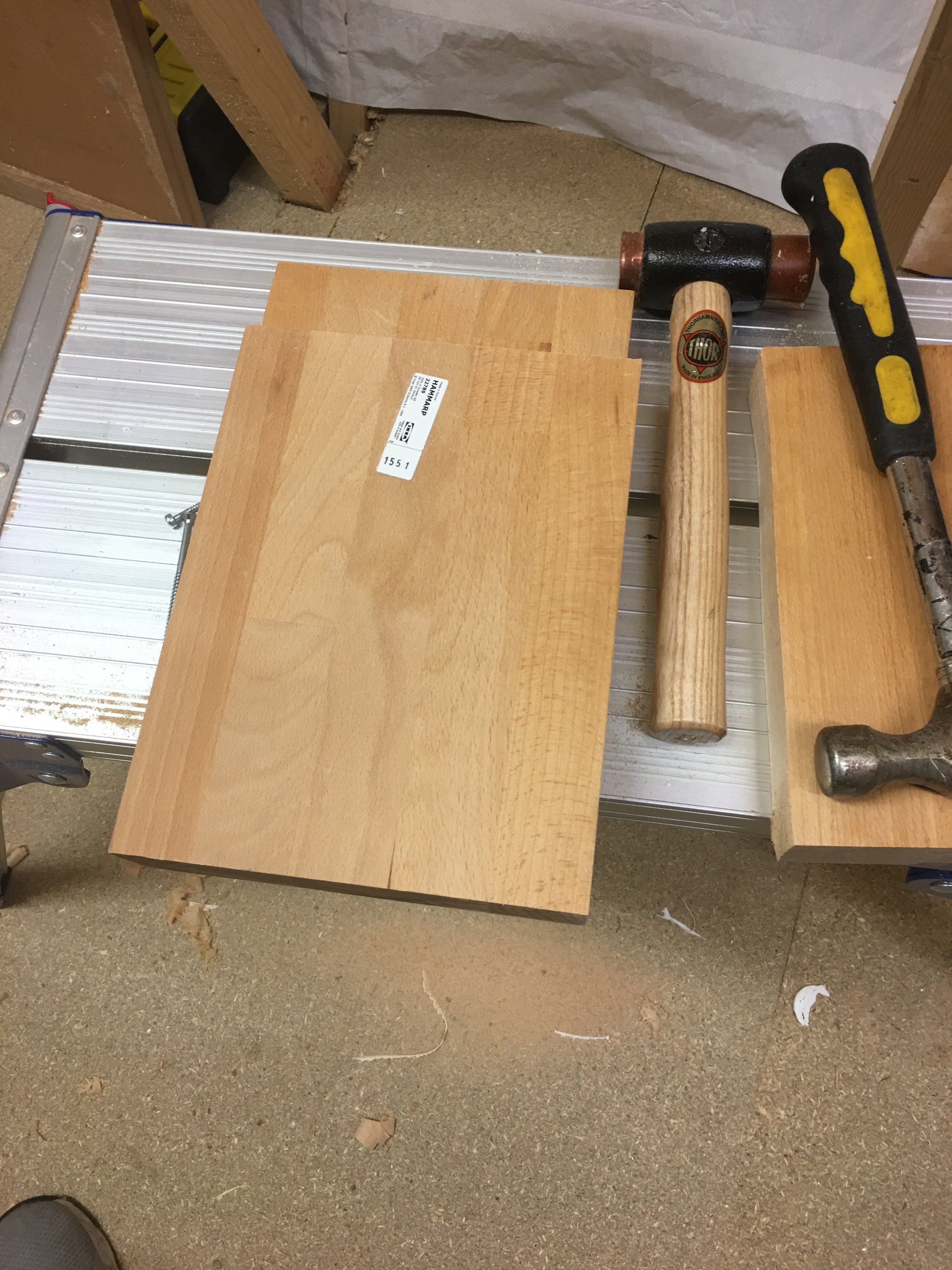 Should be able to use these offcuts from my table.