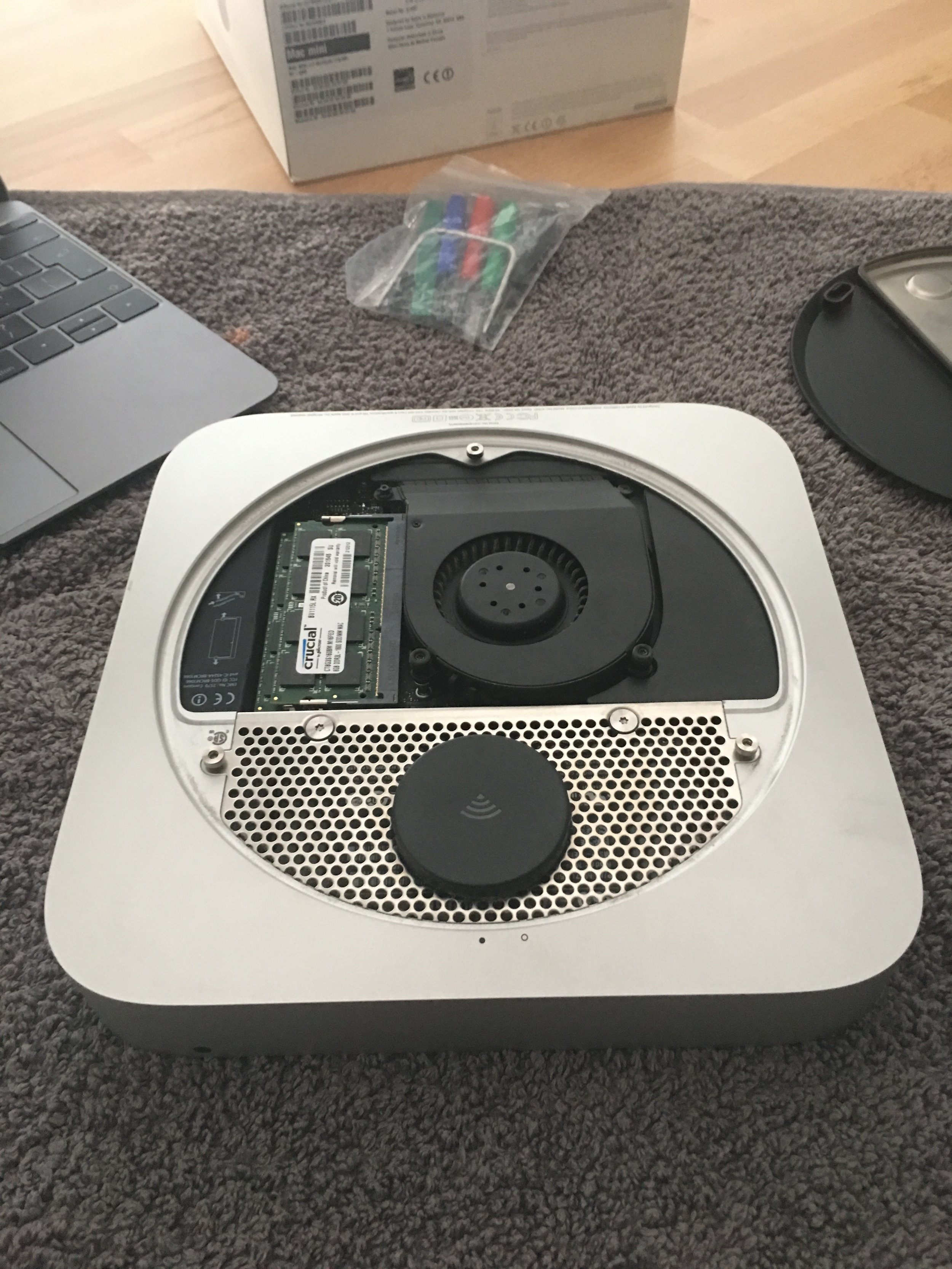 Cover off.