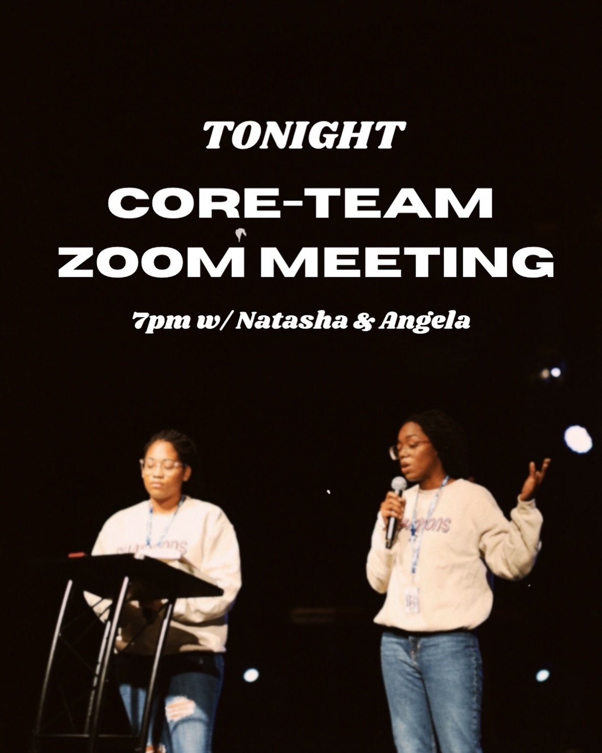 Tune into our CORE TEAM meeting at 7!! We&rsquo;ve got big things we&rsquo;re announcing tonight! Talk to you guys soon!!! 👊🔥