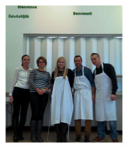 The first shift of Q-Line staff to serve at the Friendship Inn.
