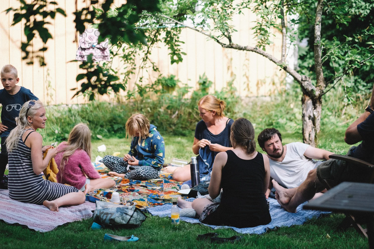 I början av augusti fick vi besök av våra vänner/ vardagsfamilj Emil och Stina och deras barn. 