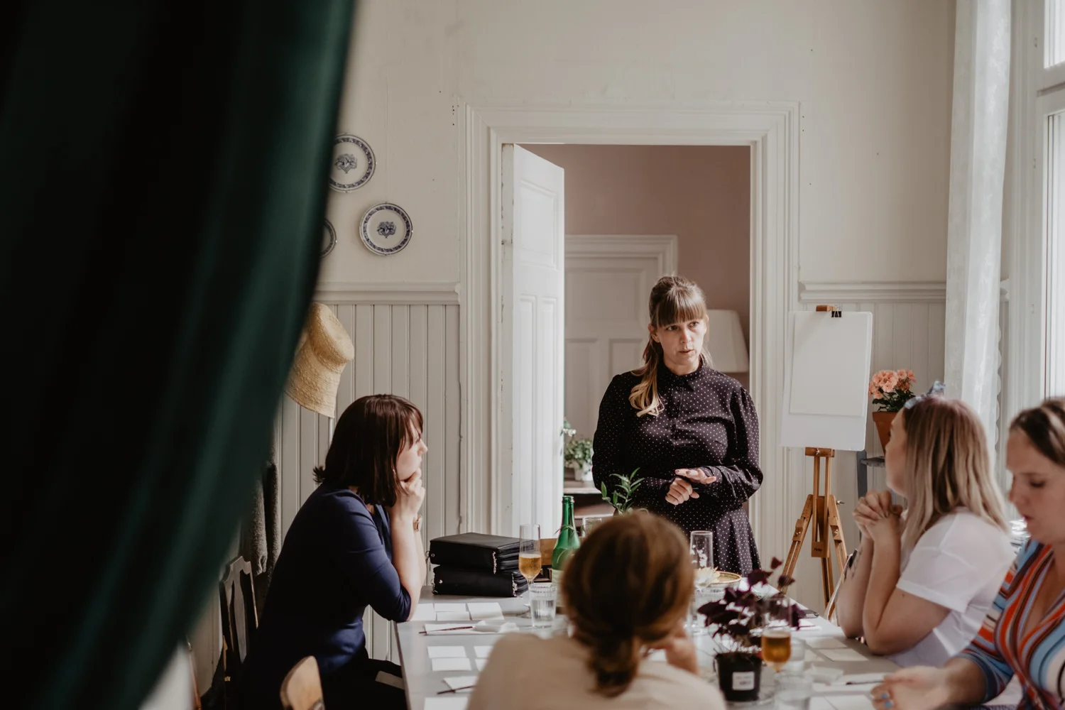 Dagen avslutades med en workshop som Frida höll i.