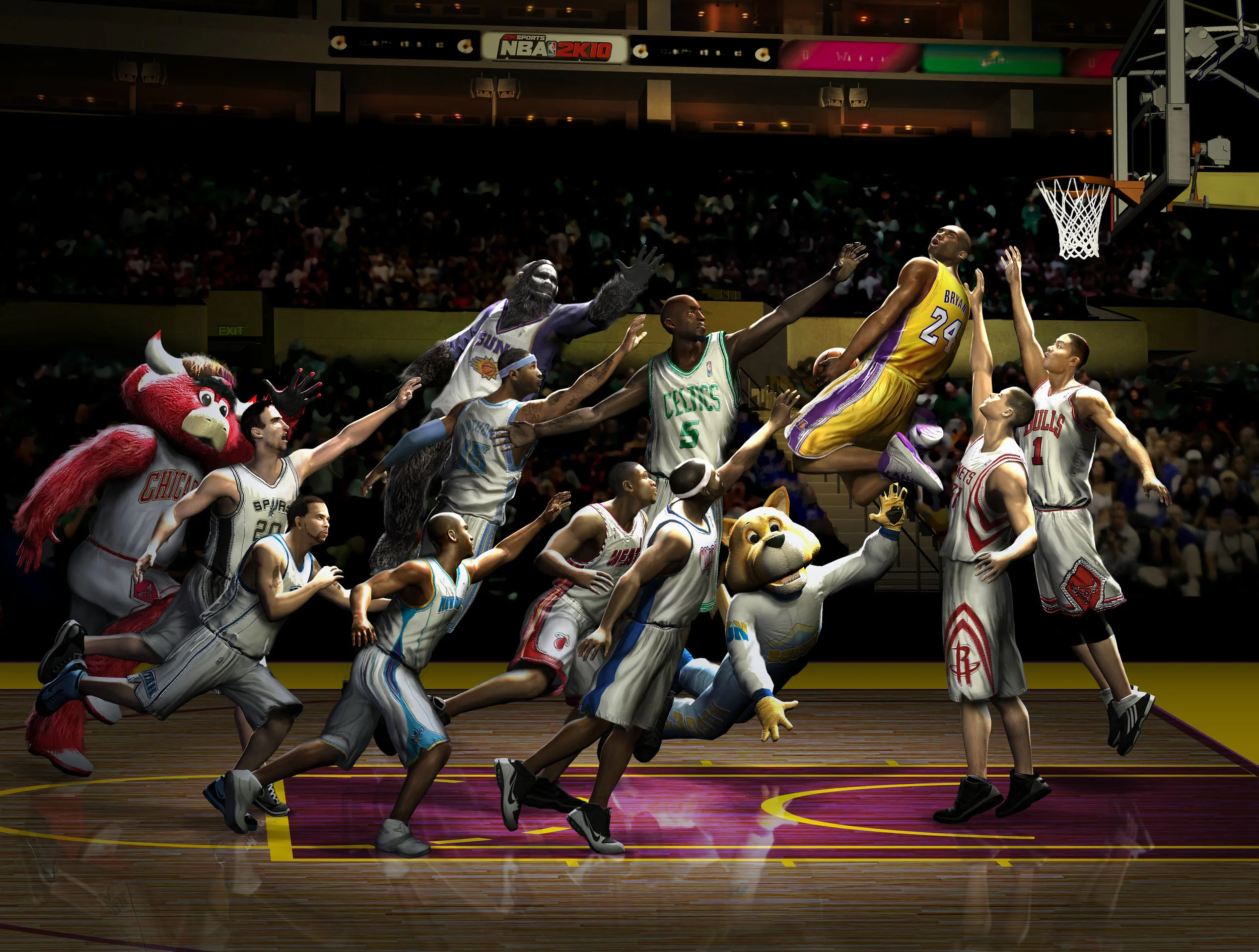 NBA2K10 key art