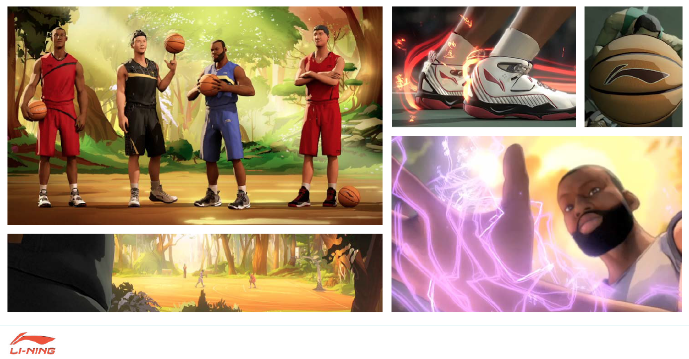 Li Ning "Legend" imagery 
