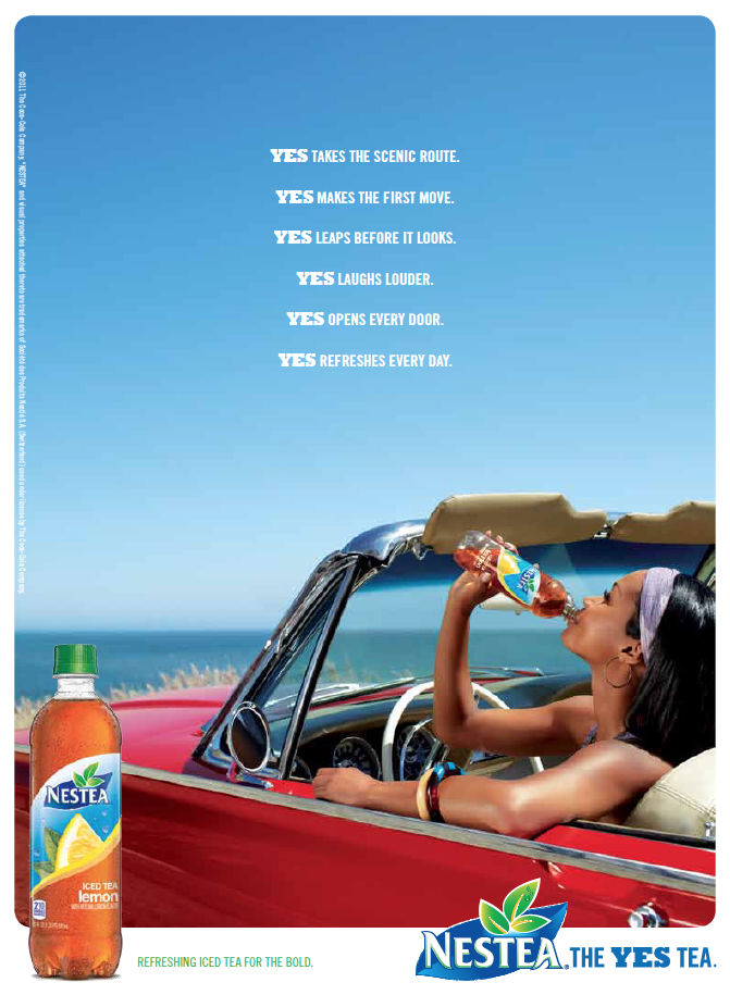 Nestea "Yes Tea" Print/OOH