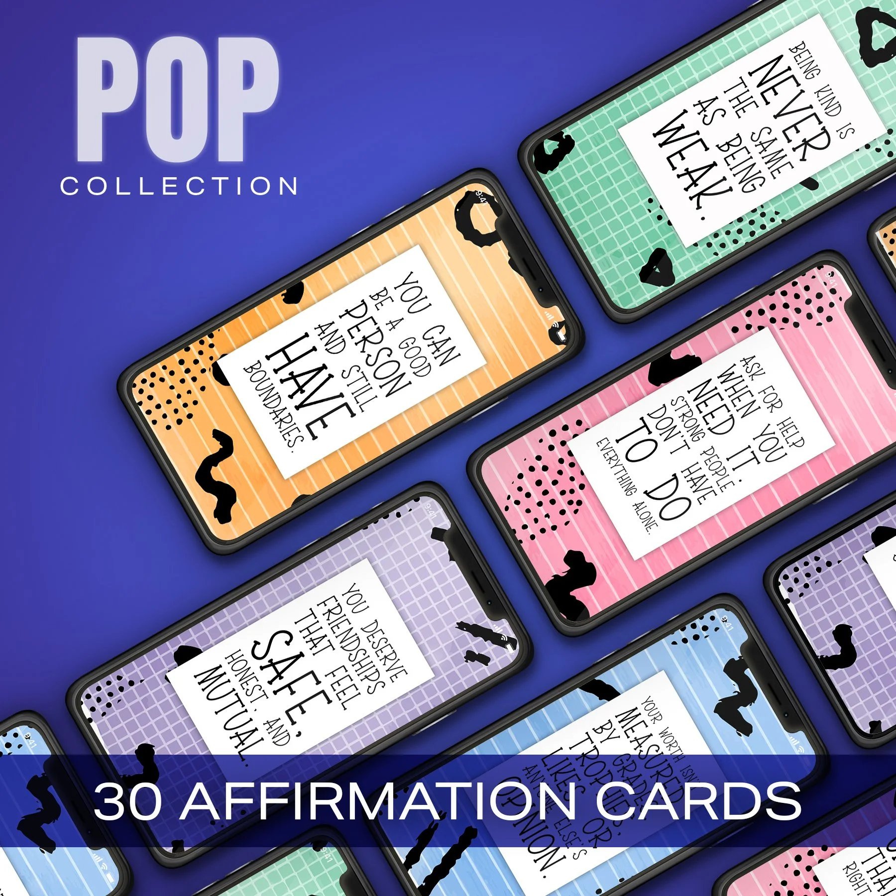 30 Tween/Teen Affirmation Cards - Collection 01: Things I Hope You Always Know | POP