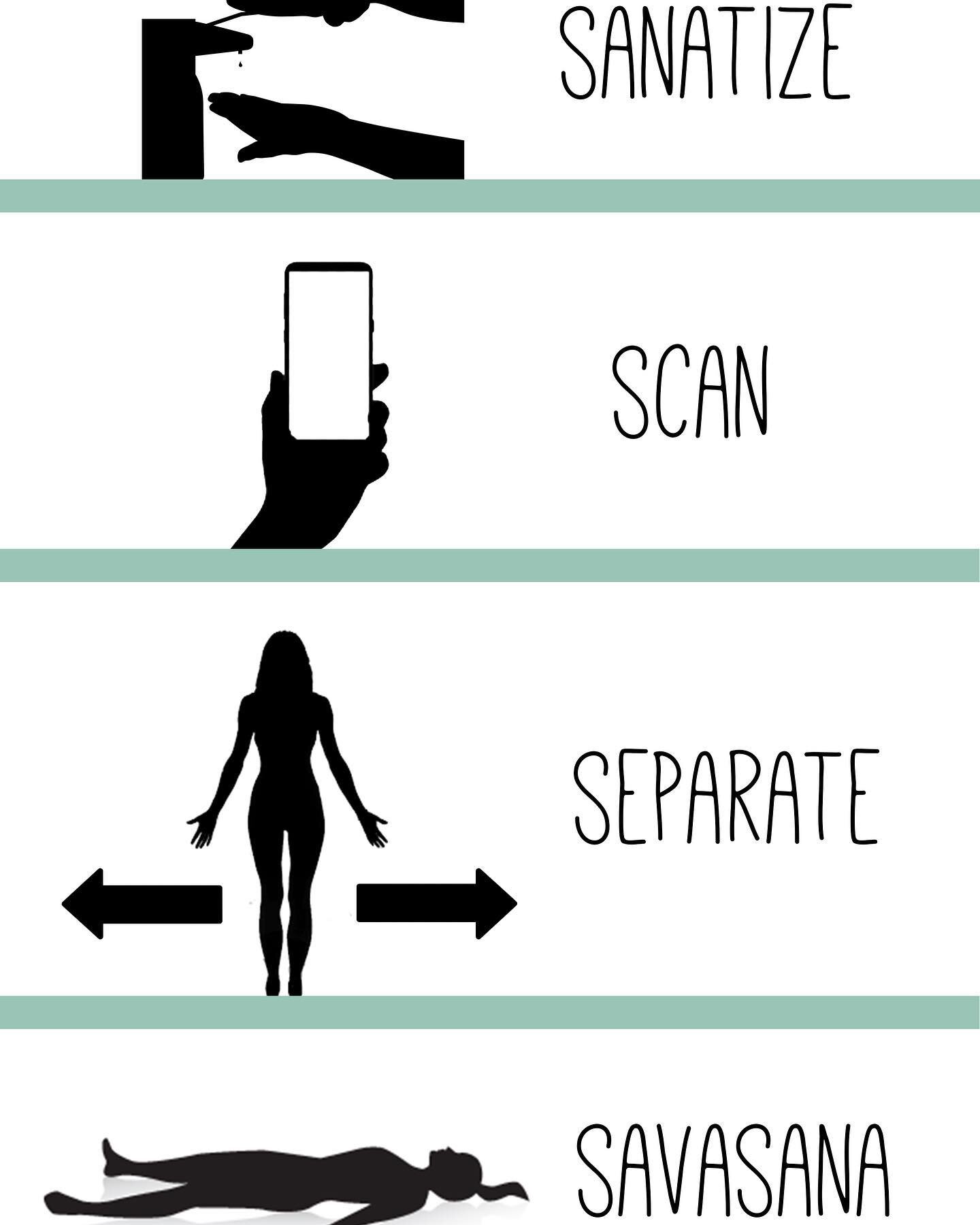 🙏WHAT TO EXPECT🙏
With the move into Level 2, there are a few extra things you need to do before you can bliss out in savasana 

🙏 You must sanitise and scan in before entering 

🙏 Keep 1 metre away from everyone inside and outside the studio (the