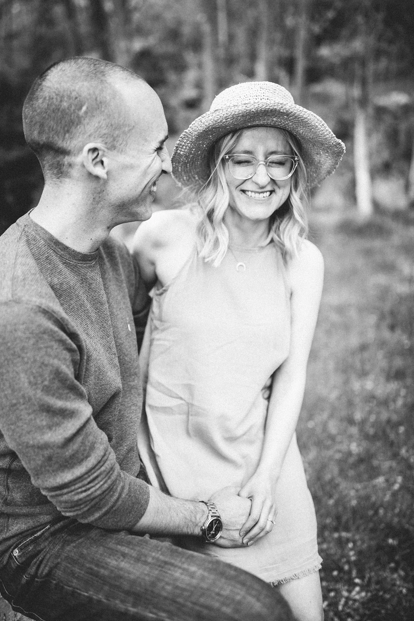 HANNAH AND SCOTT'S ENGAGEMENT SESSION - UTAH WEDDING PHOTOGRAPHER - PROVO, UTAH STATE HOSPITAL ENGAGEMENTS