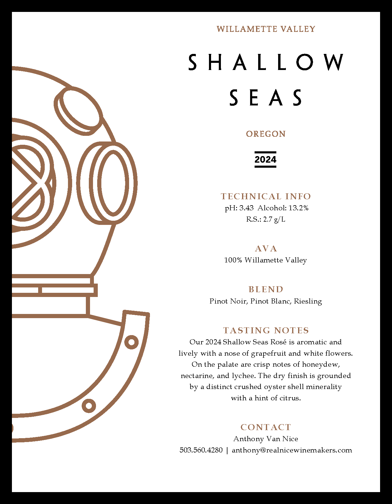 2024 Real Nice Winemakers Shallow Seas Rosé Tasting Notes