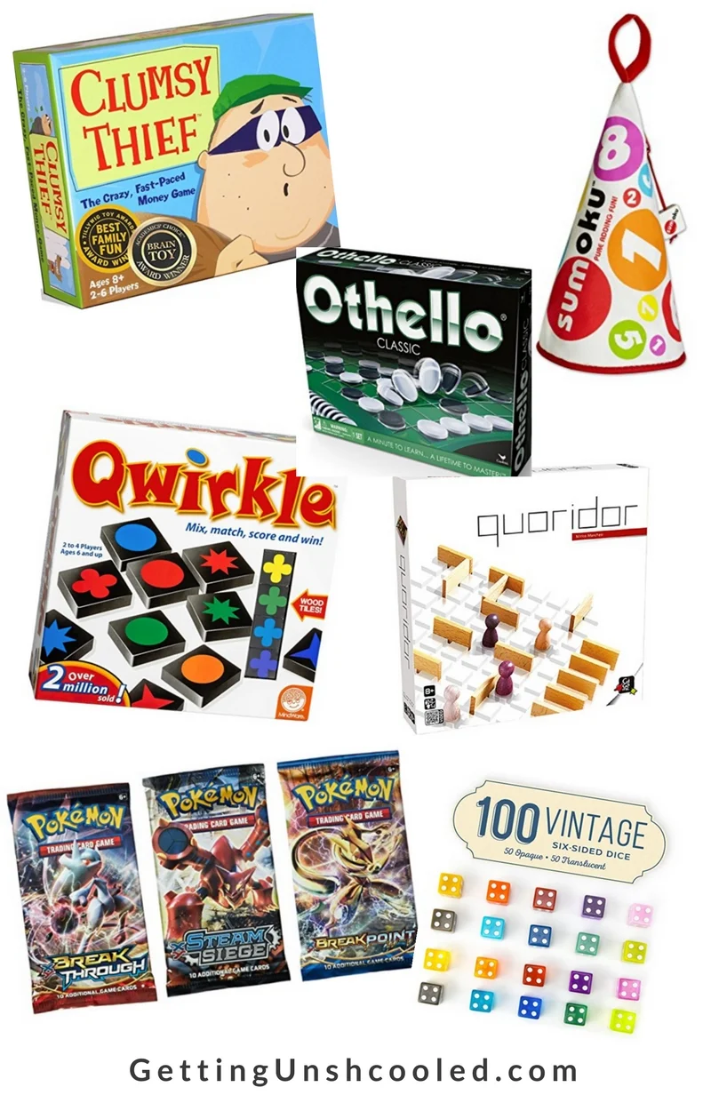 These are all awesome games to get kids practicing math while having fun! | 8 games to learning math the fun way on GettingUnschooled.com | #homeschool #unschooling