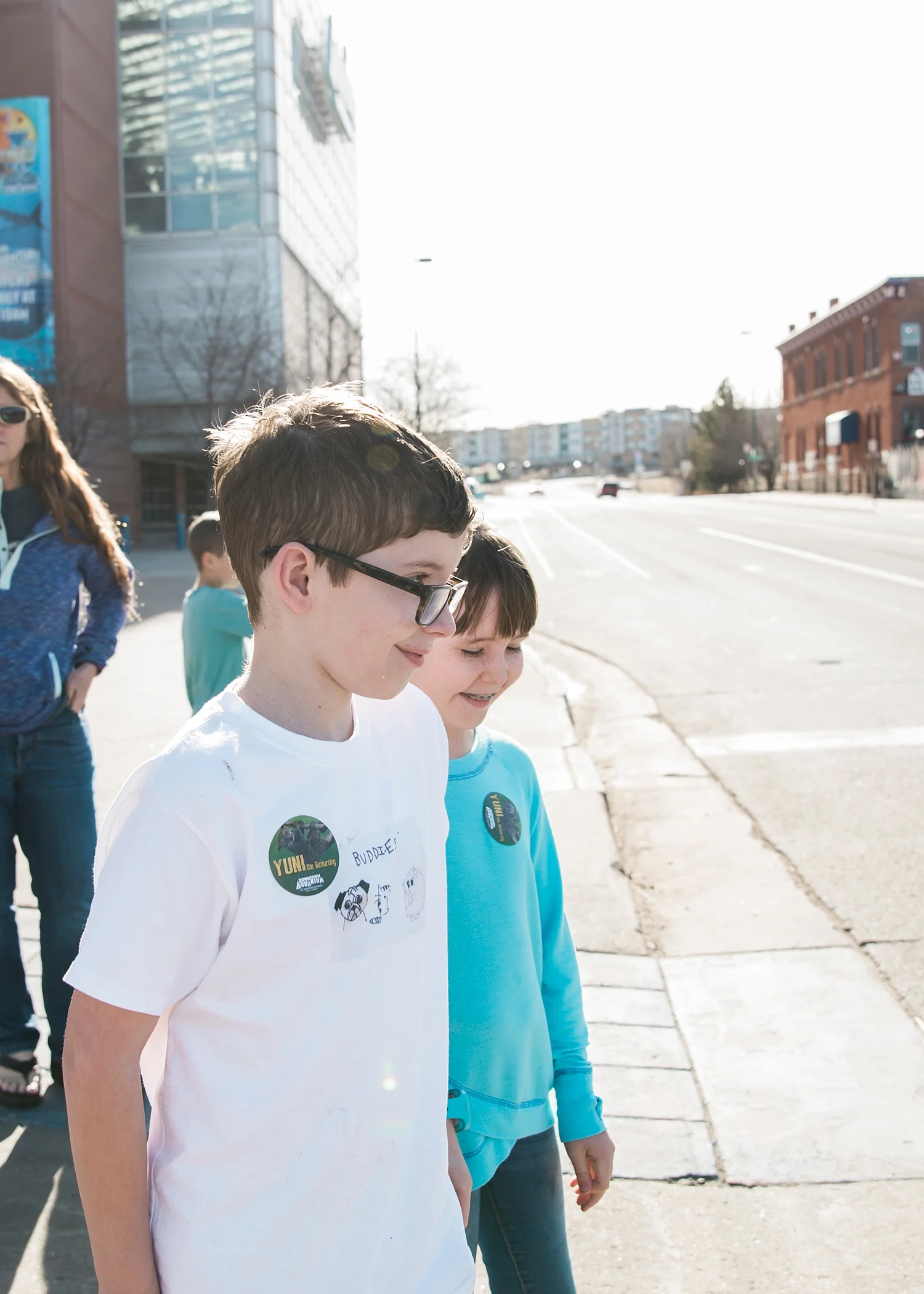 The kids really enjoyed the Denver Aquarium's homeschool day where they dissected a squid!