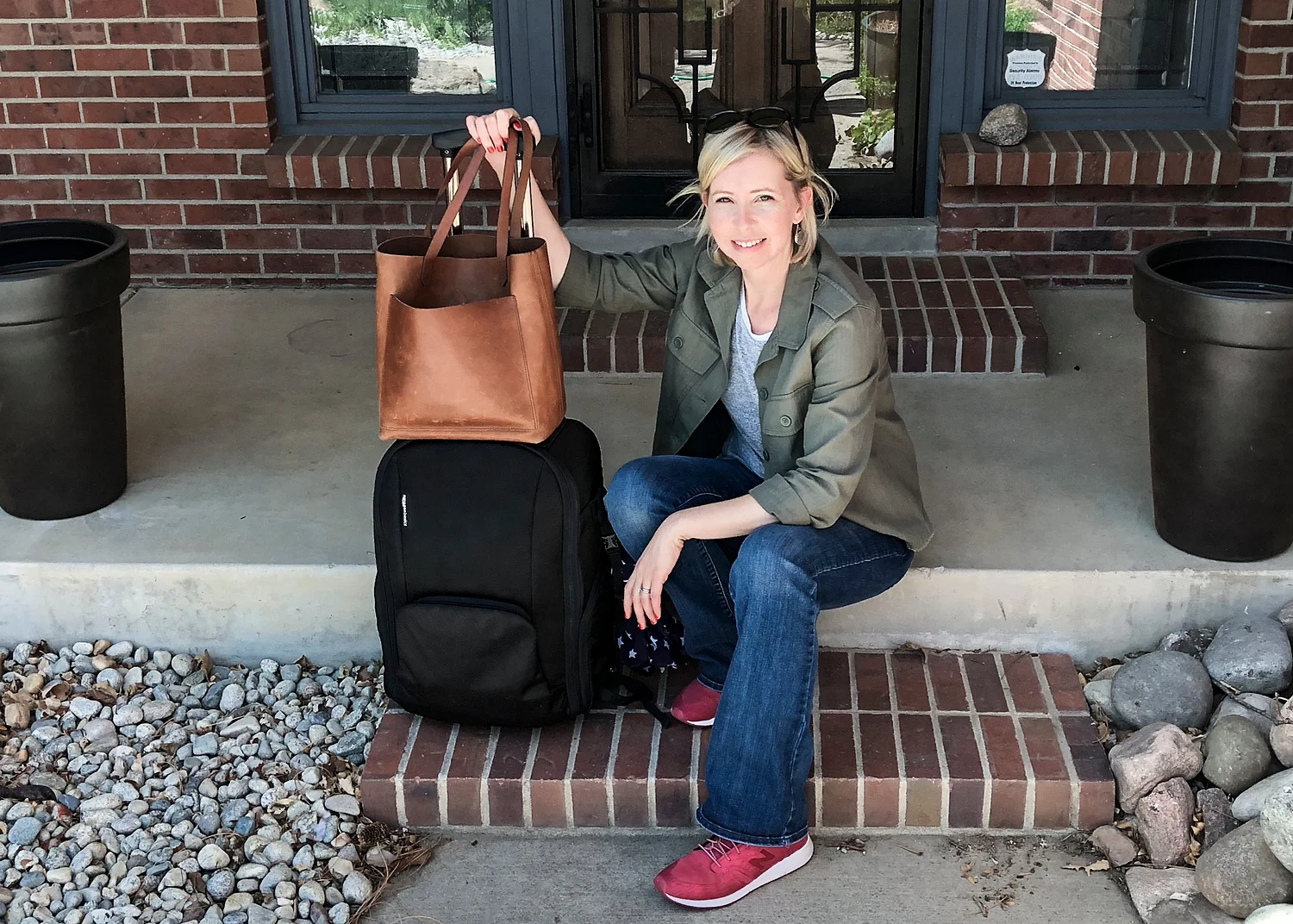 This is my honest review of the AmazonBasics Convertible Rolling Camera Backpack -my new favorite travel bag! I've used this camera backpack on 8 flights since I got it in January and it's a keeper! There are many more pros than cons, but I take you through them all in the post. | GettingUnschooled.com