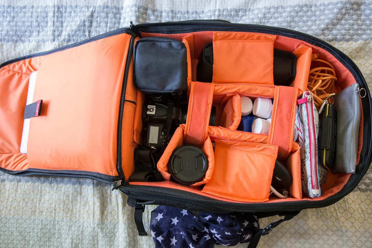 This is my honest review of the AmazonBasics Convertible Rolling Camera Backpack -my new favorite travel bag! I've used this camera backpack on 8 flights since I got it in January and it's a keeper! There are many more pros than cons, but I take you through them all in the post. | GettingUnschooled.com