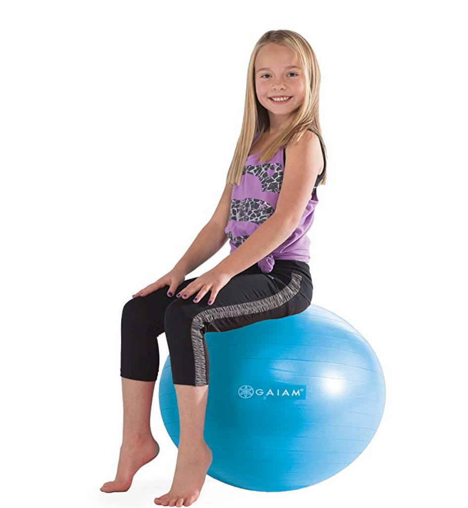 Balance balls are a great addition to any family--and would make a cool gift for an 11-year-old girl who likes to stay active (or who can't sit still LOL).