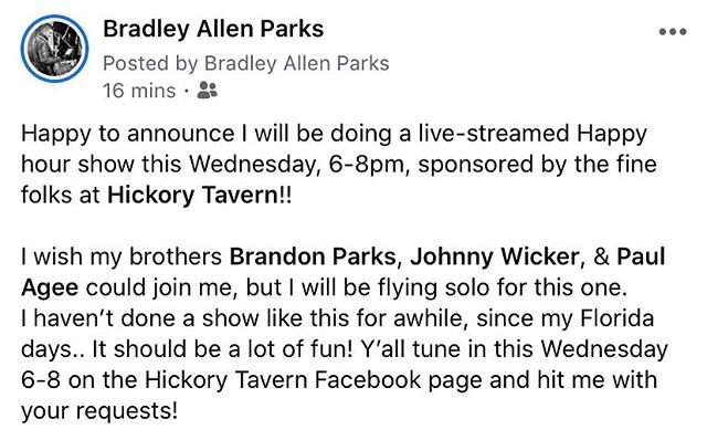 This Wednesday, 6-8!
