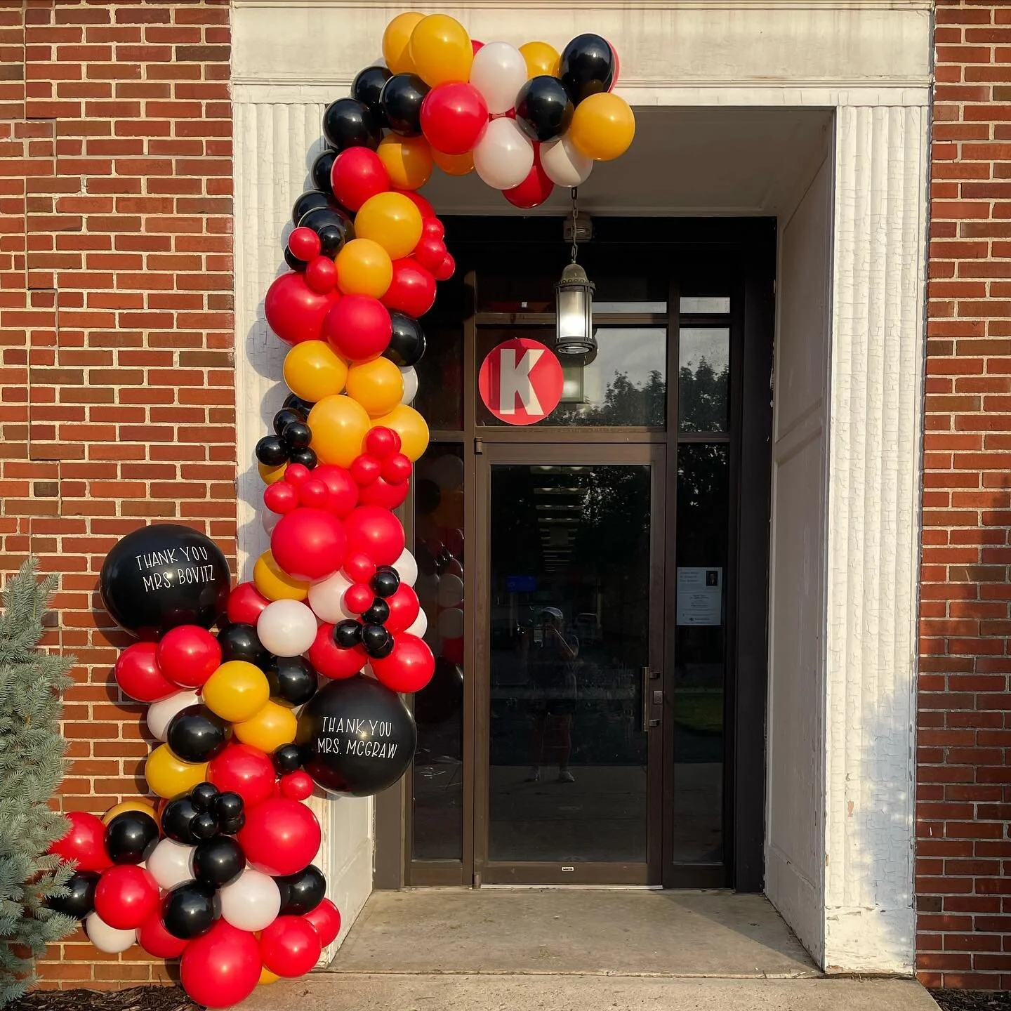 Congratulations to these two teachers on retirement! Last day of school balloons are a must!
