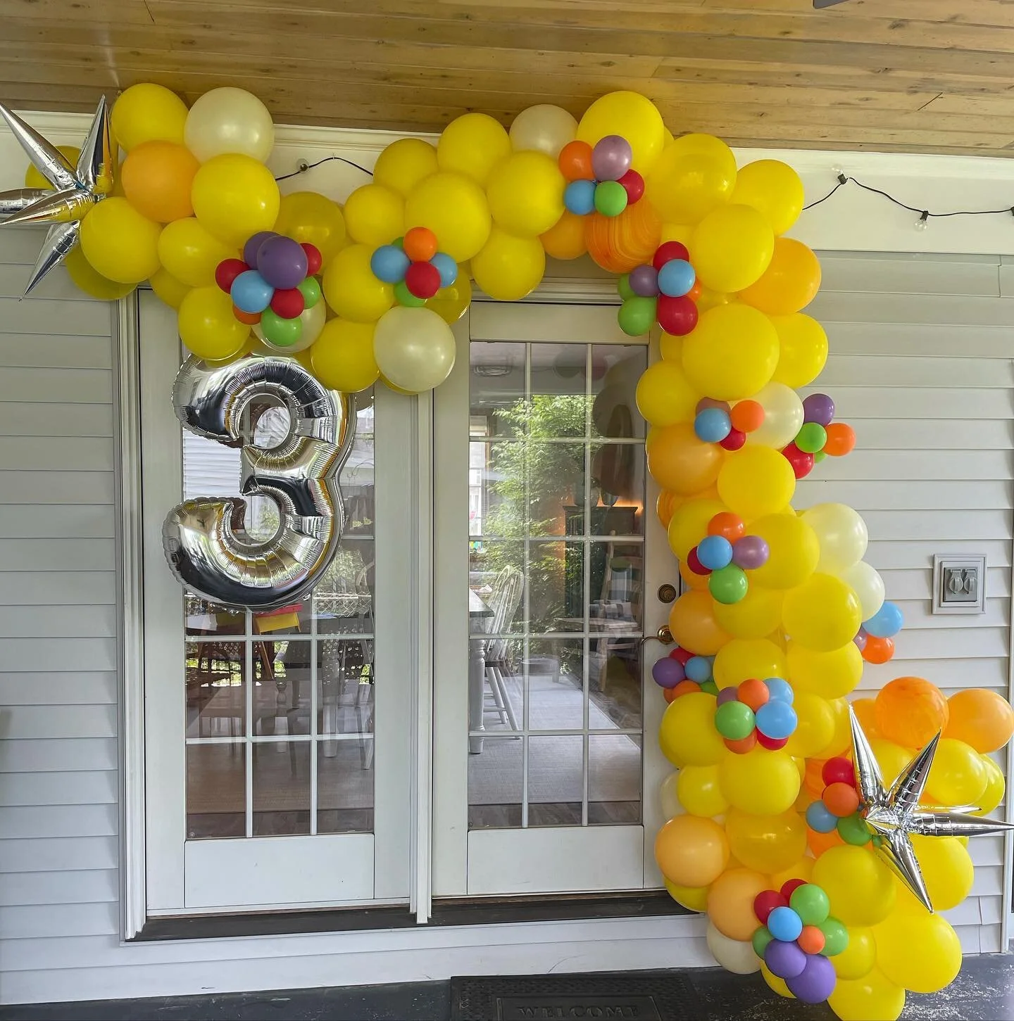 &ldquo;She LOVES yellow. And rainbows&rdquo; that was all I needed! Happy 3rd birthday to this little lady! 🌈💛