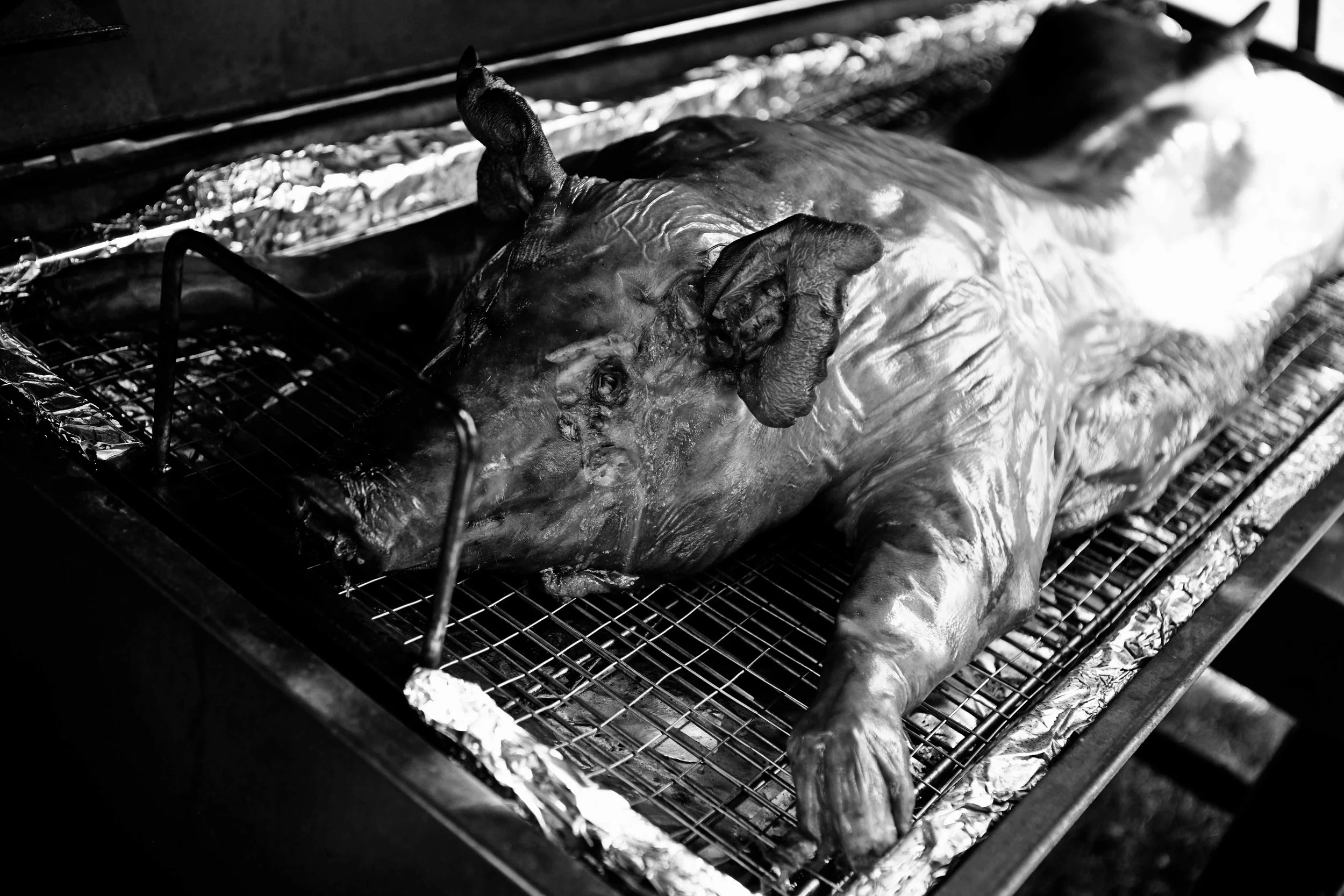 Pig Roast at Block Party
