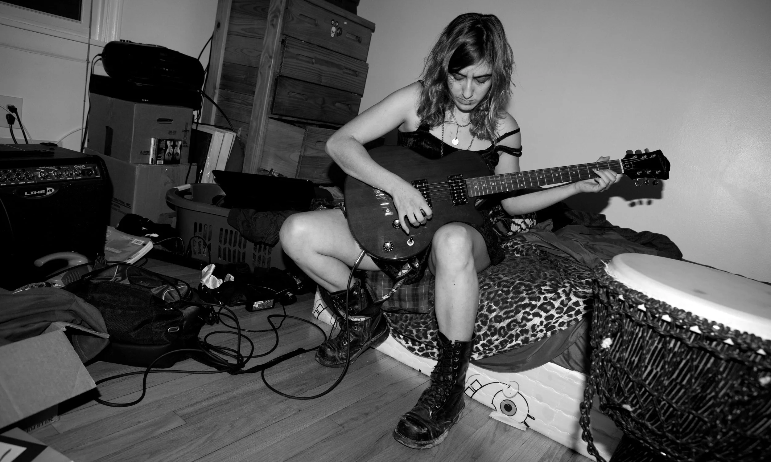 Jordyn Strumming Guitar