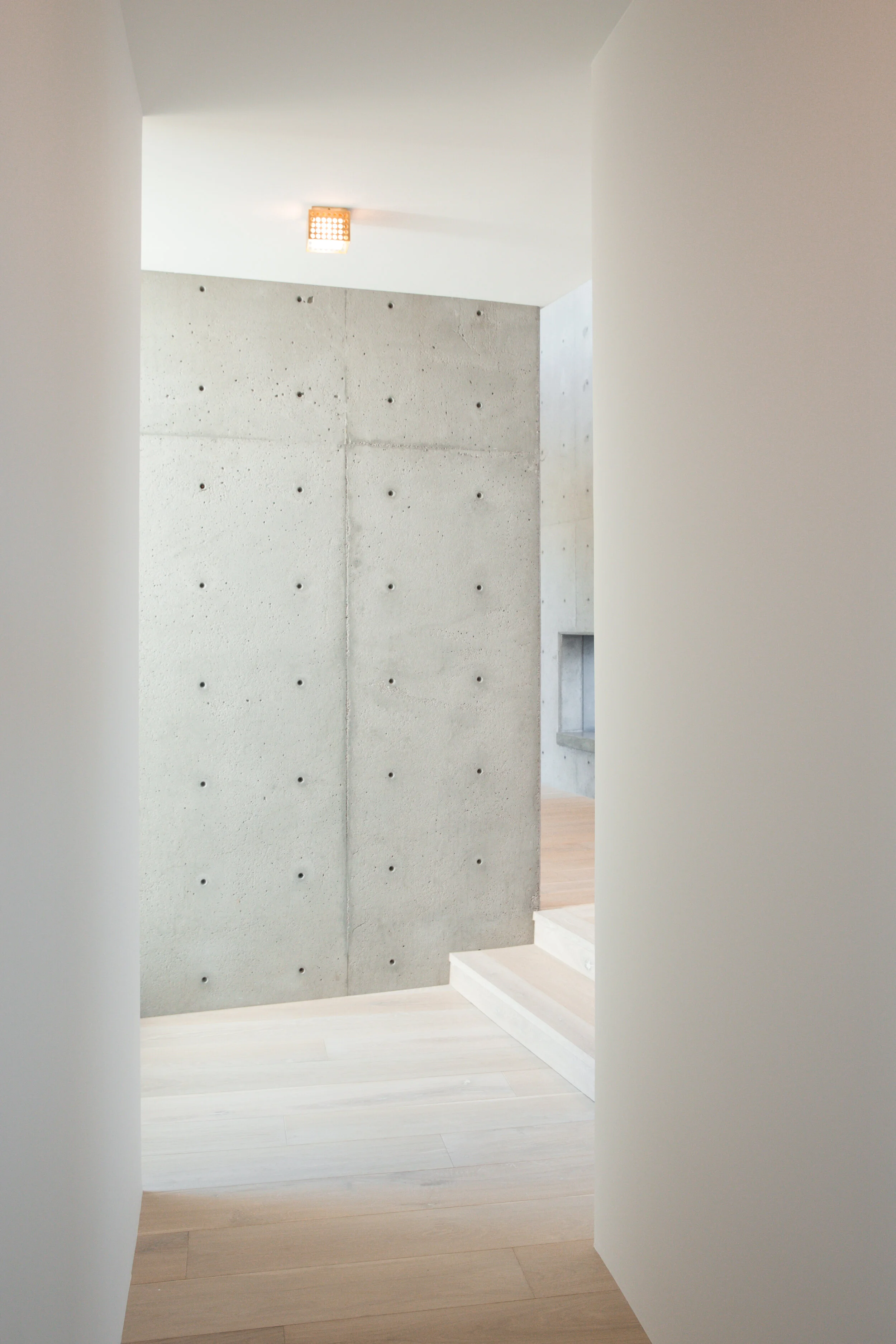 Hallway and concrete wall.jpg