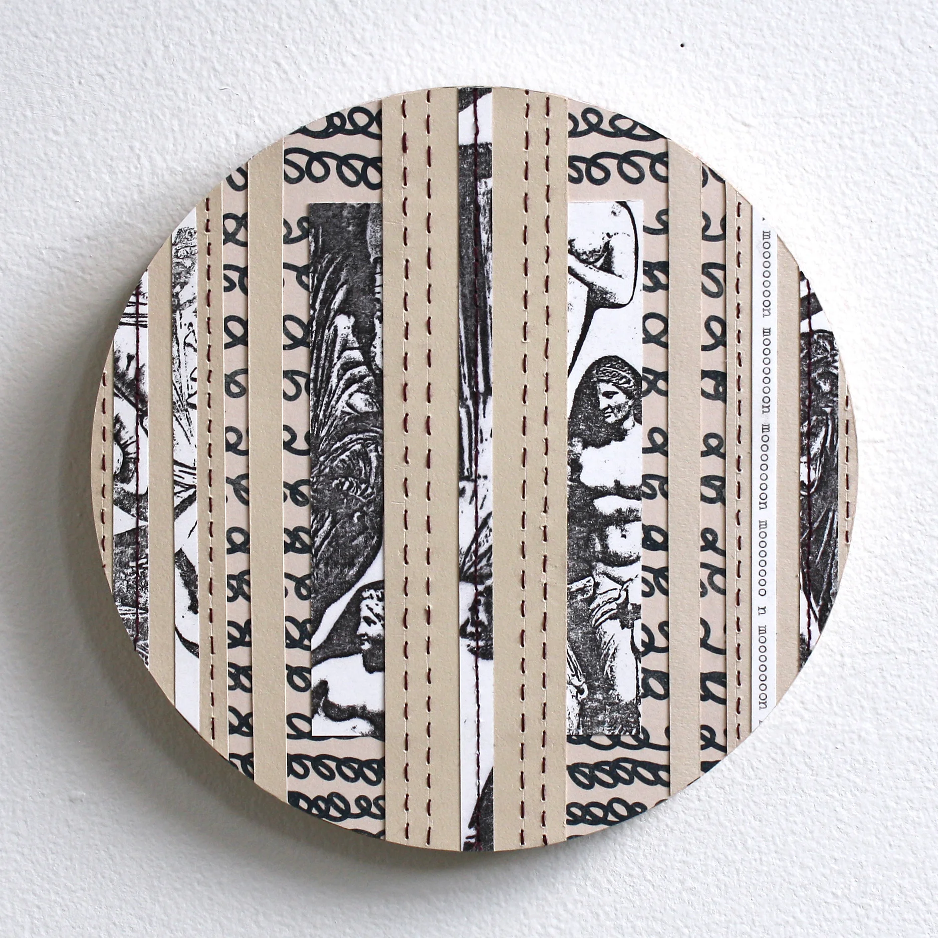 Moon Moan Collage Series