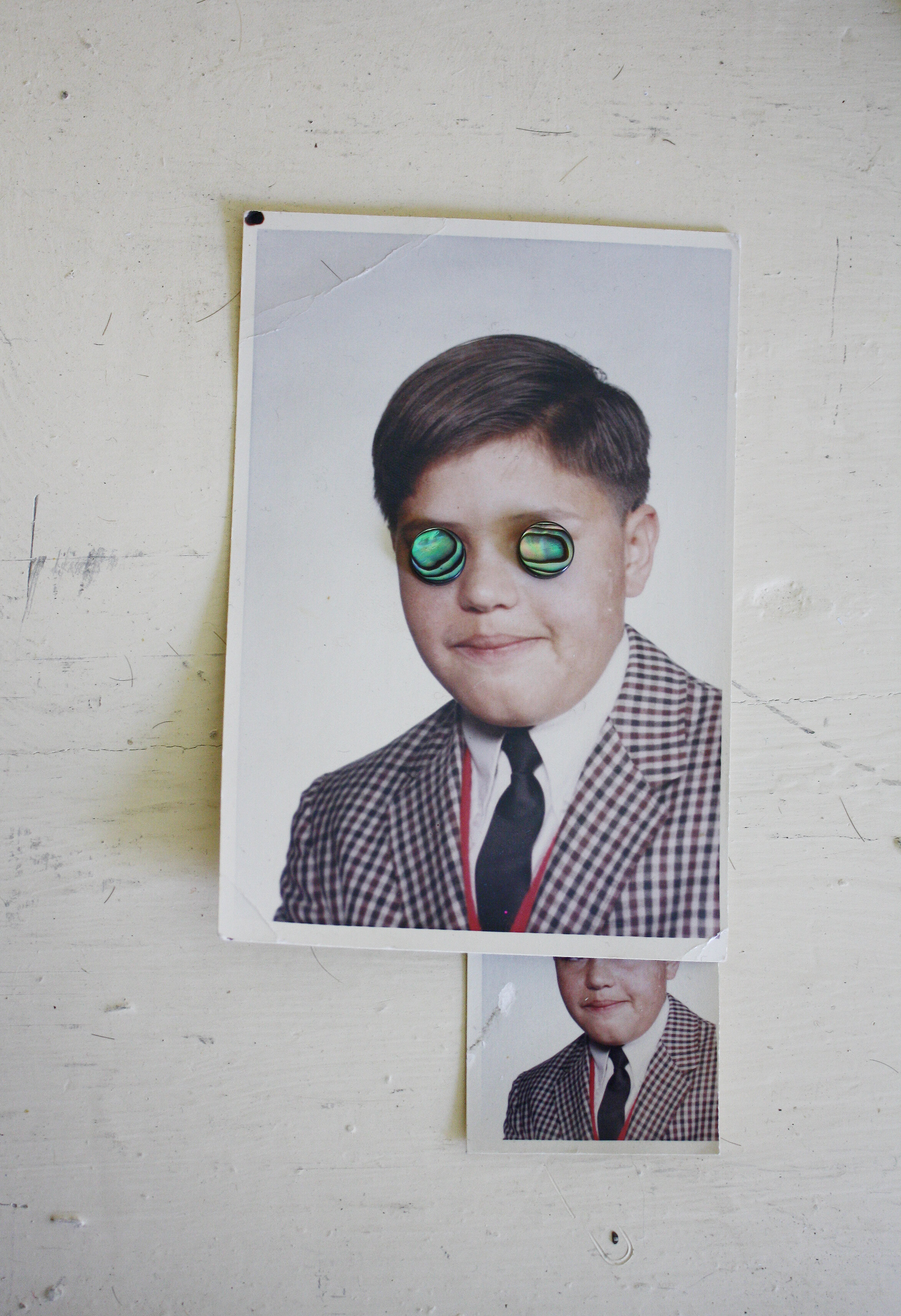  Family Photos and Mixed Media Installation, 2019 (created during Centrum’s Emerging Artist Residency in Fort Worden State Park) 