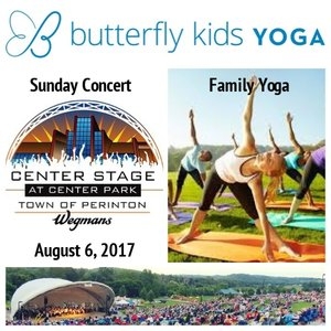 Family Yoga @ Perinton Concert Series Sunday, August 6 @ 5:15PM. Click for details .