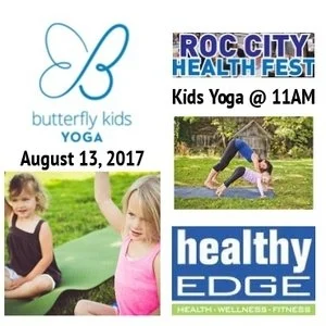 KIDS YOGA @ ROC CITY HEALTH & MUSIC FEST: SUNDAY, 8/13 @ 11AM