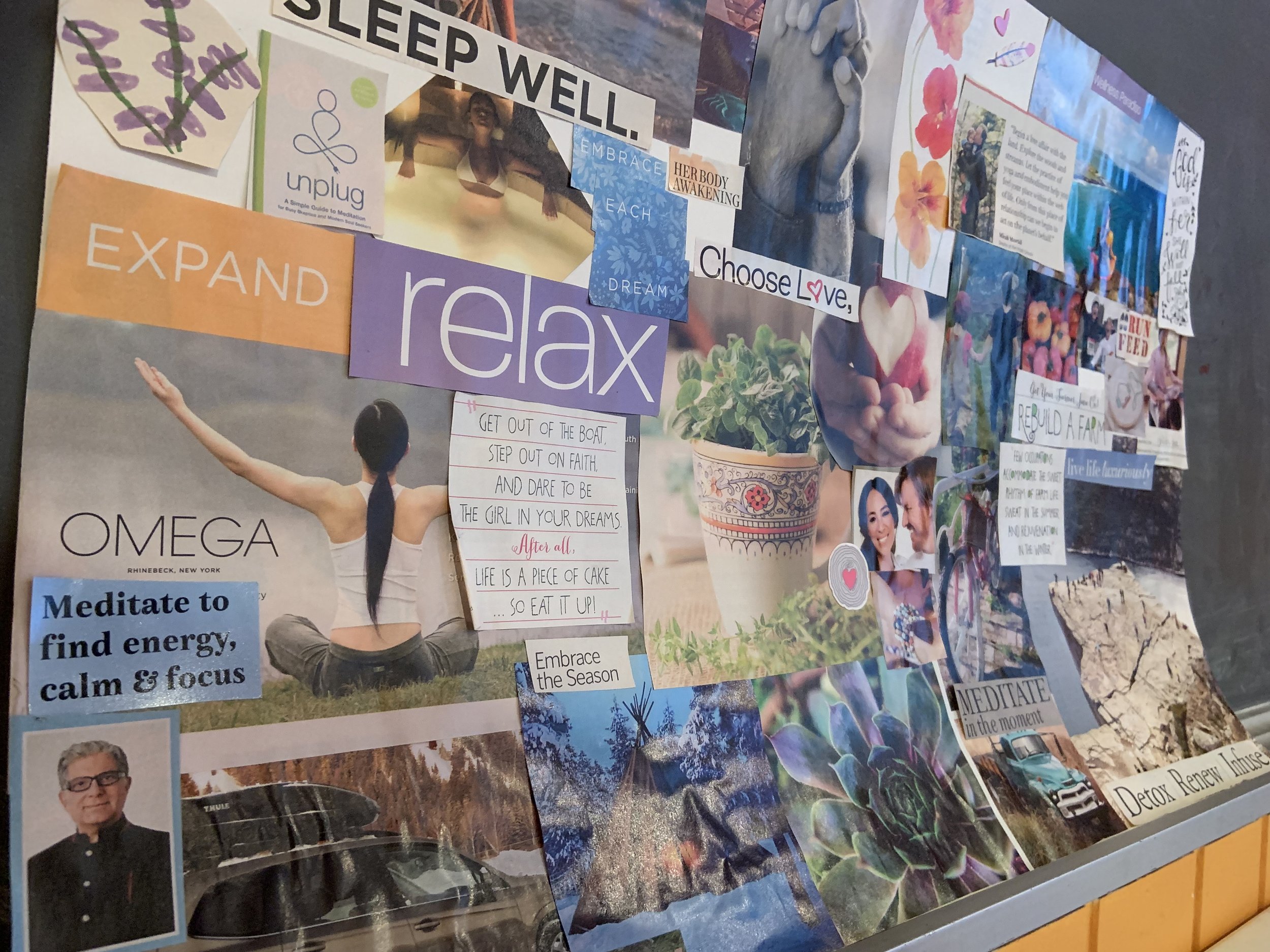 Tween Yoga enjoying an empowering yoga class + crafting their own Vision Boards. So fun and inspiring! Thank you to Whole Person Wellness for teaming up!