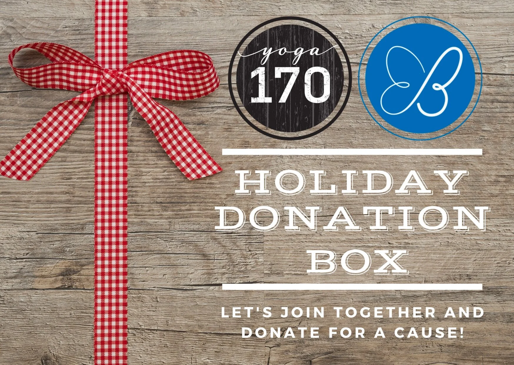 Joining together and donating for a cause